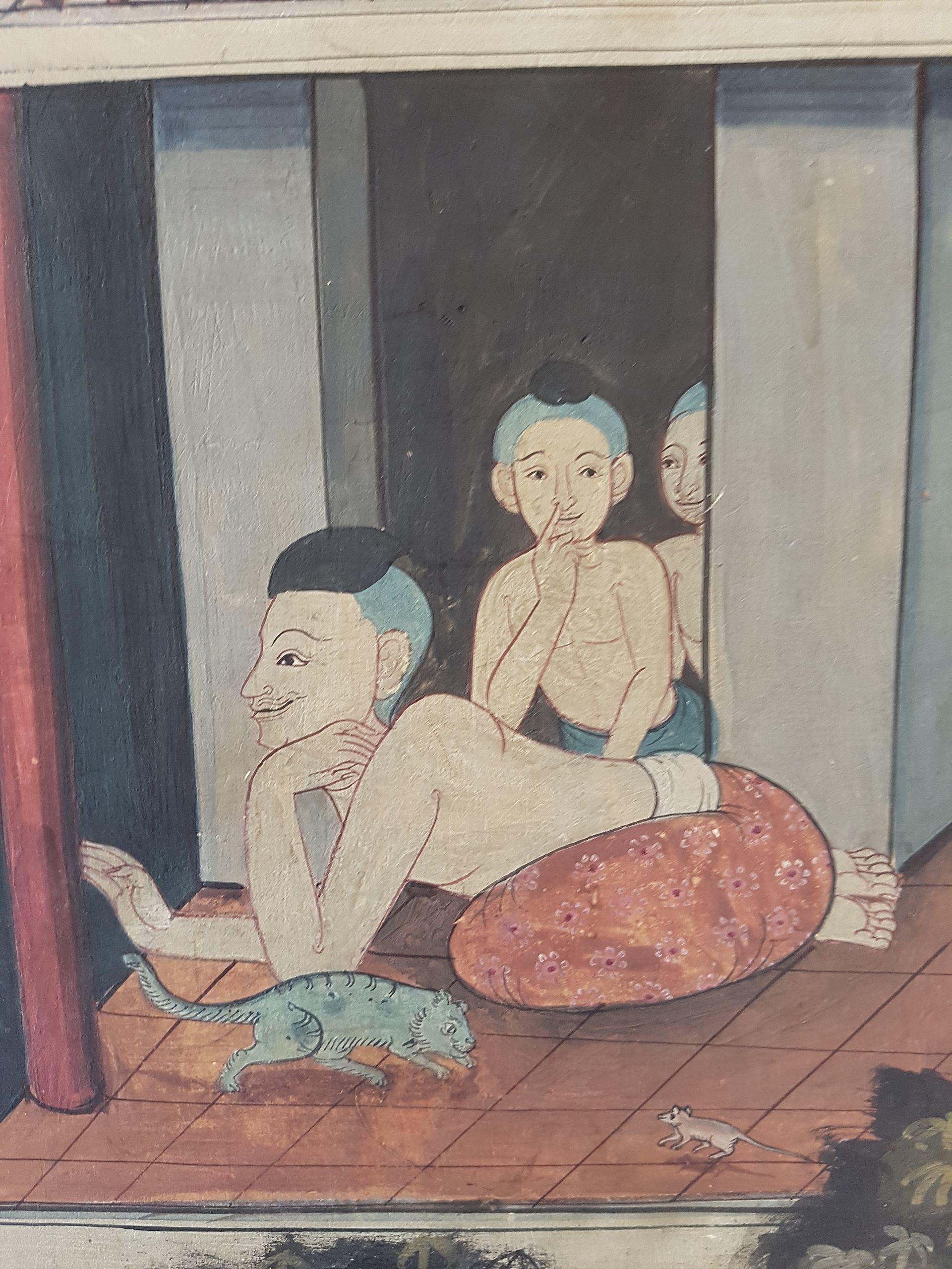 The chedis of Wat Pho in Bangkok