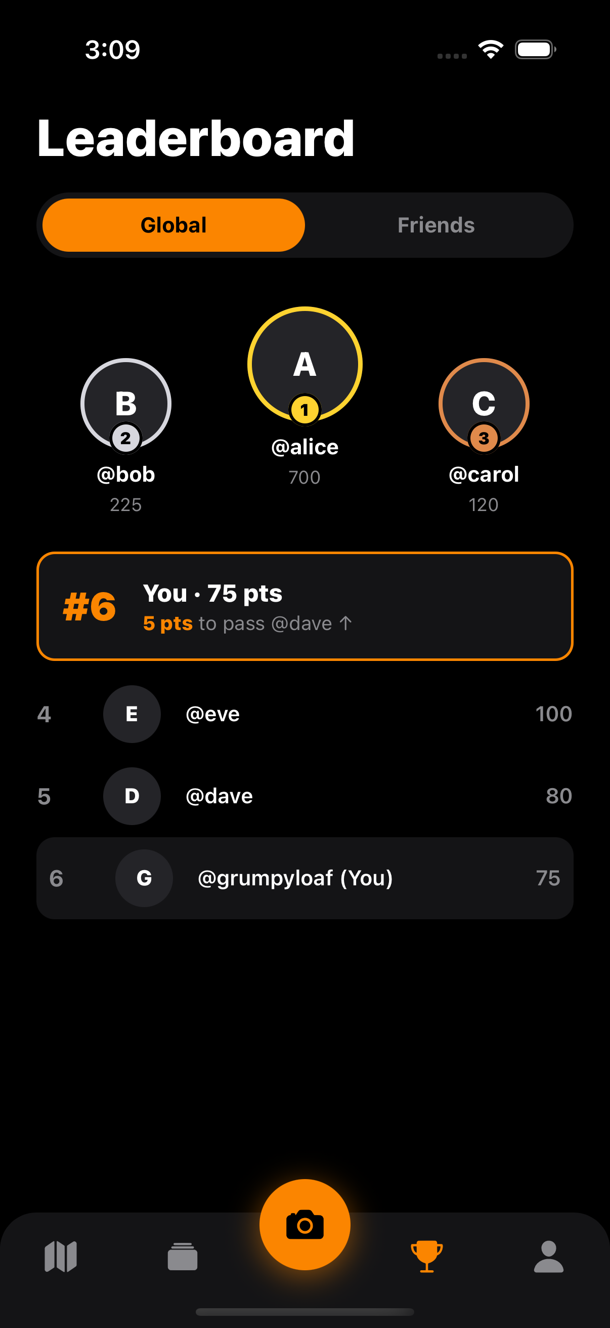Climb the leaderboard.
